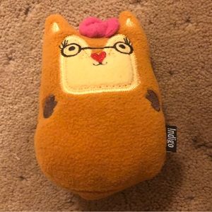 NWOT Indigo Cute Squirrel with Pink Bow Keychain and Card Holder w Back Pocket